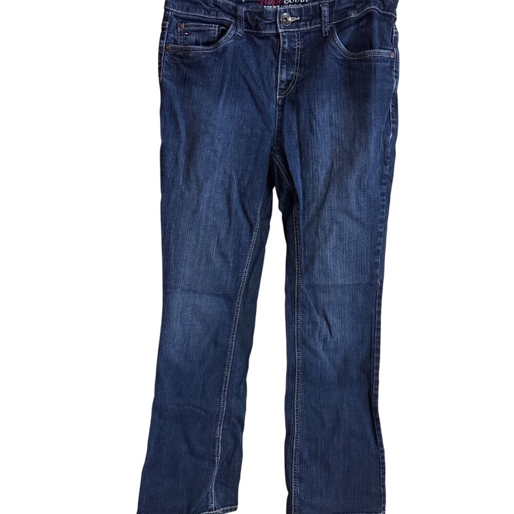Tommy Hilfiger Vintage Hope Bootcut Women Jeans Dark Wash Size 10